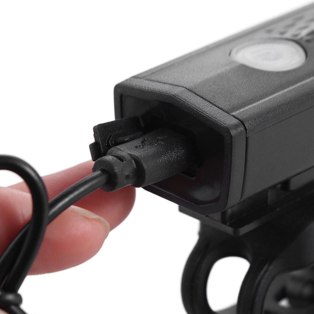 2Pcs/Set USB Rechargeable Bike Lights Easy To Install MTB Front Back Lamp  Cycling
