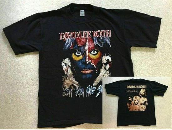 

David Lee Roth 1980s Eat Em And Smile Concert Tour T Shirt Unisex T-Shirt M