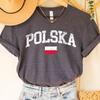 Polska Tee, Poland Travel Shirt, Vintage Polish Heritage Tee, European Adventure Graphic T-Shirt Gift