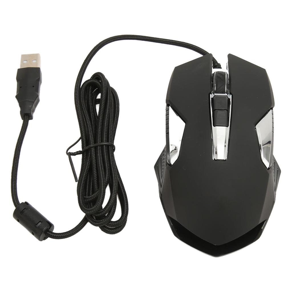 RGB Gaming Mouse 7200 DPI Programmable Buttons Backlight Software Support       Button USB Wired Game Mouse