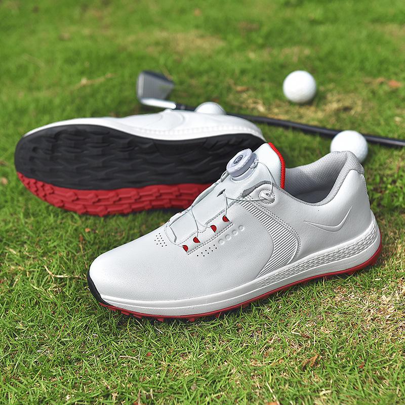 Men's Spikeless Golf Shoes Large Size 40-47 - Professional Outdoor Training Footwear