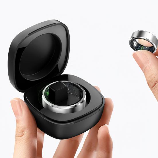 Smart Ring High Precise IP68 Waterproof Health Ring Fitness Tracker with Heart Rate Blood Pressure Monitor for Men Women