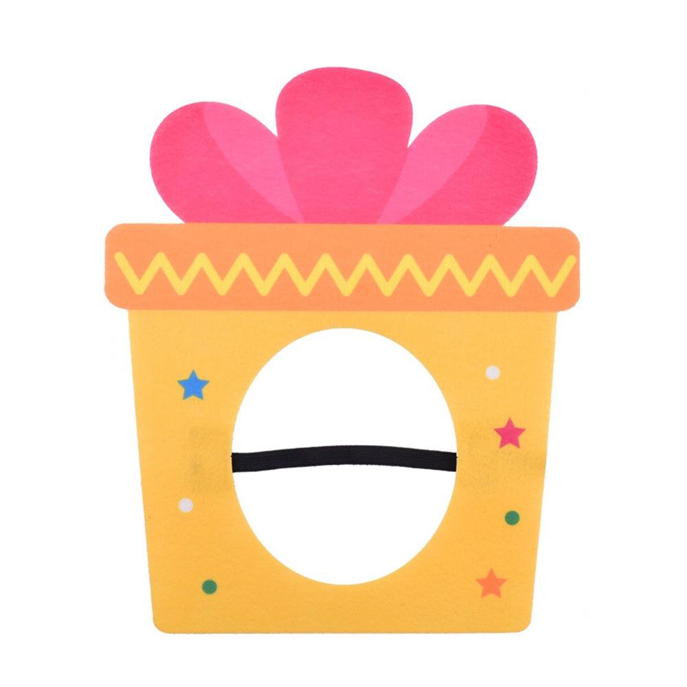 Multicolor Party Photo Props Felt Headgear Hat Funny Cake Hat Party Cap  Gift