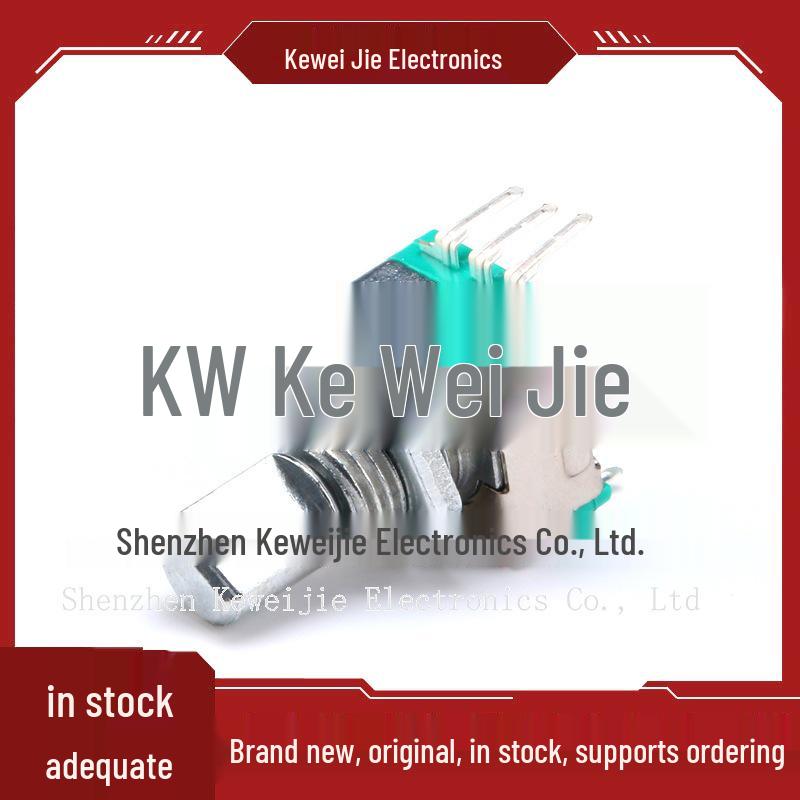 EC11 Rotary Encoder Switch with Half-Moon Pattern, 15mm Digital Potentiometer Handle, 5-Pin