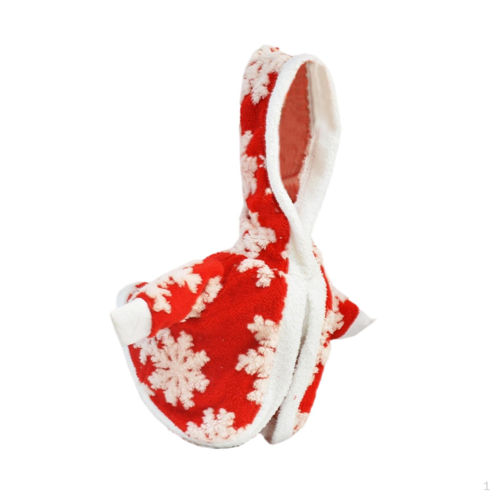 

Christmas Goose Outfit Costume Cute Creative Decorative Xmas Lawngoose Clothing for Porch Lawn snowflake