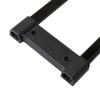 SHANOER Suitcase Handle, Telescoping Handle, Replacement Drawbar for 20-inch Suitcases, Aluminum Alloy, Silver & Black, R001#
