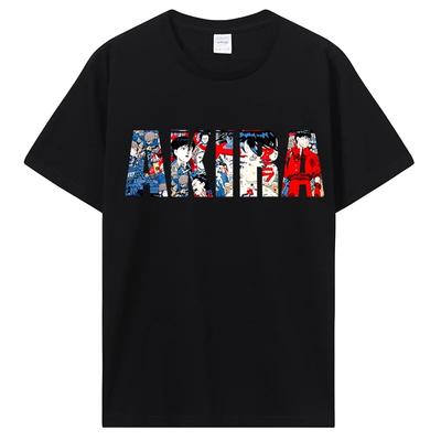 Akira Anime Graphic T Shirt Unisex Vintage Manga Tshirt Women Unisex Harajuku Fashion Cotton T-shirt Summer Streetwear Casual Tees