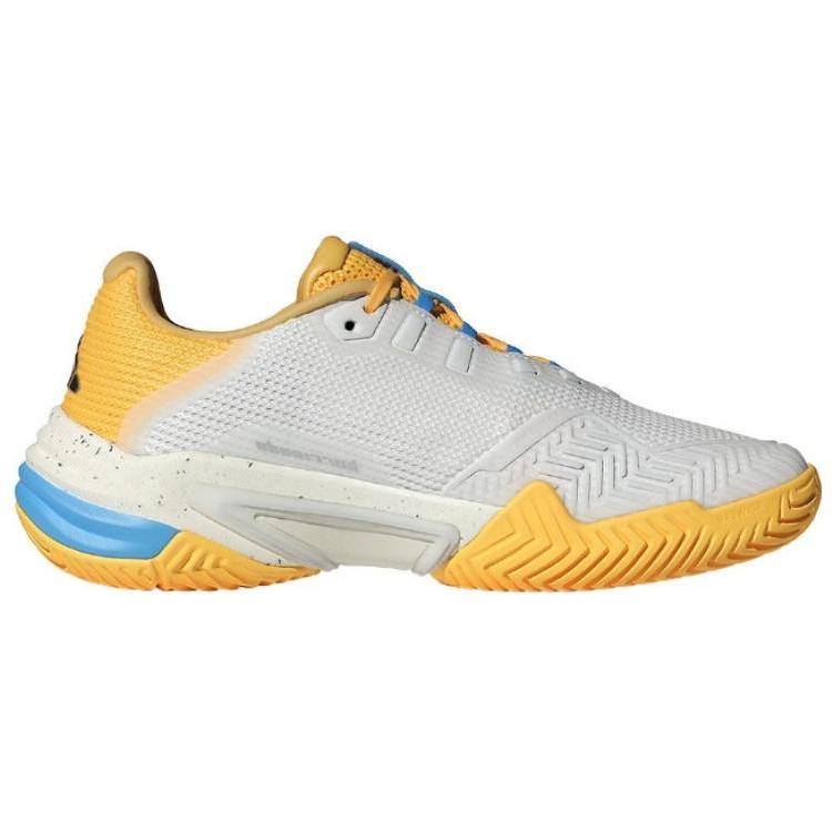 New Adidas Barricade 13 'White Black Yellow' Women's IF0410