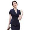 Women's Summer Professional Business Suit Set - Formal Beauty Salon Reception Workwear