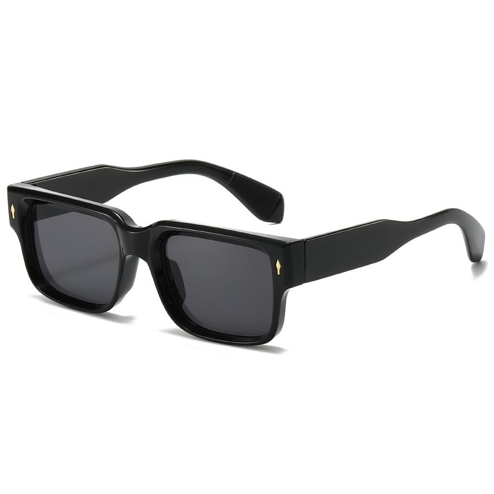 Fashion Square Women Luxury Sunglasses Retro Brand Designer Men Trending Leopard Blue Green Sun Glasses Shades Uv400