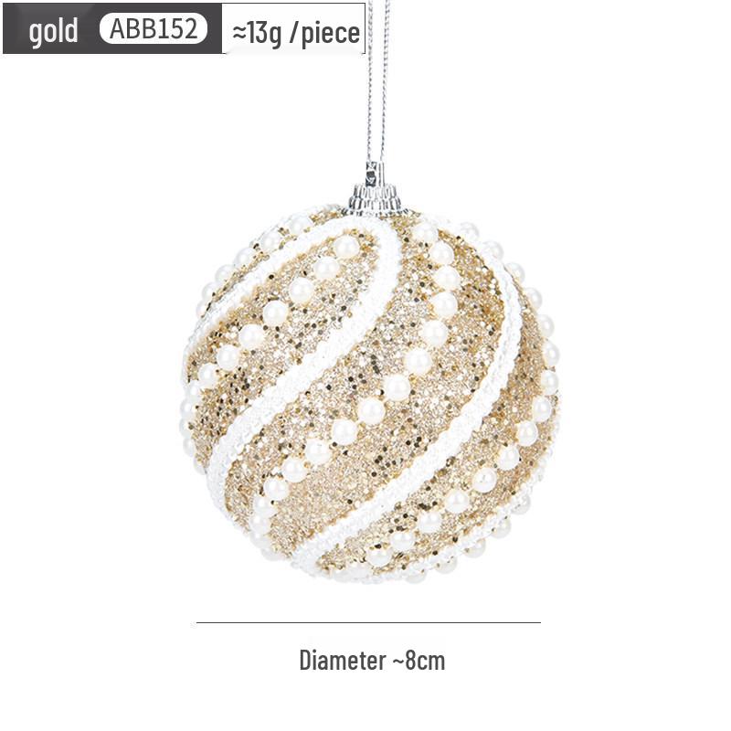 

Gangheng 8 см Пінопластова Куля-Прикраса на Різдвяну Ялинку