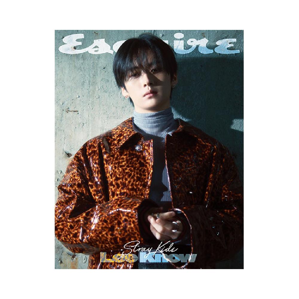 Magazine ESQUIRE Août 2025 Couverture Lee Know de Stray Kids