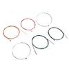 6Pcs Guitar String Copper Alloy Rust Proof Easy Playing Multicolour Professional Acoustic Guitar String