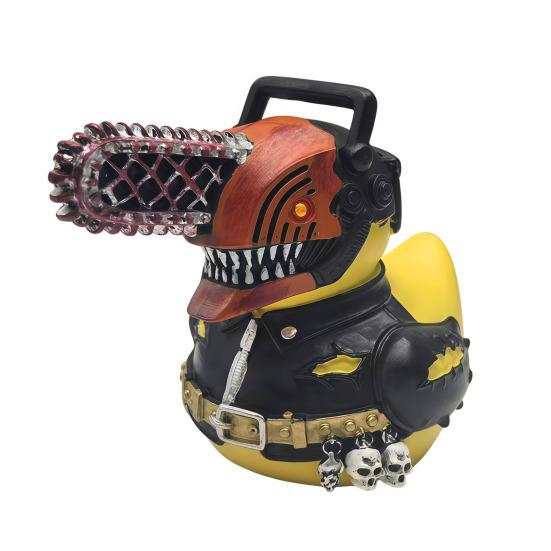 

Horror Chainsaw Duck Figurine Small Resin Duck Statue Collectible Funny Duck Sculpture