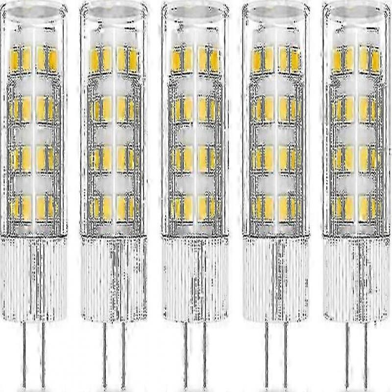5x for G4 5W LED Bulb - Warm White 3000K, 500lm, AC/DC 12V, A+ Ener...