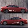 2pcs/lot 2Sides Door Vinyl Car Sticker Art Design Floral Pattern Stylish Decoration Modified Rose Flower Vine Car Decal Stickers