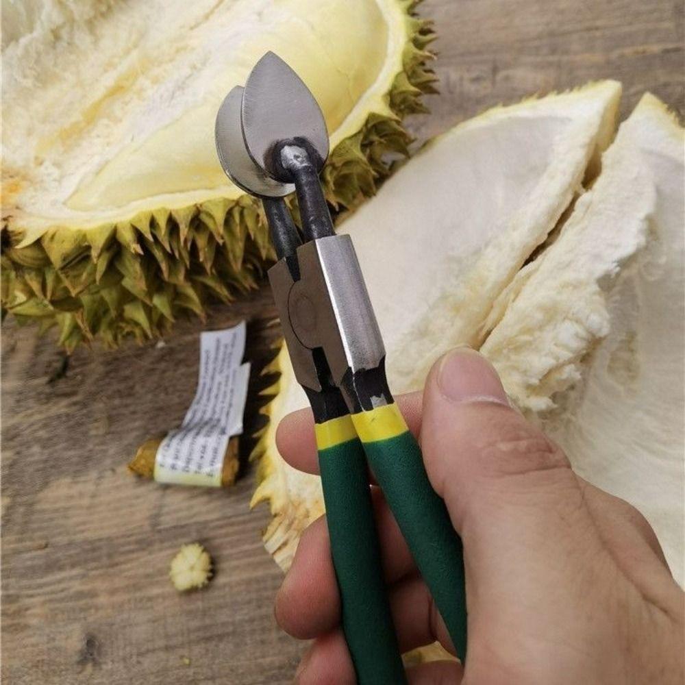 Thickened Durian Shelling Machine Metal Fruit Pliers Durable Durian Fruit Opener Machine  Camping