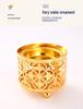 2021 Creative Metal Ornament: Iron Art Incense Burner & Candle Holder for Indoor Use