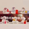 2025 Snake Year Mini Ornament Fortune Luminous Zodiac Snake Figurine Micro Landscape Car Interior Home Desktop Decoration Gifts