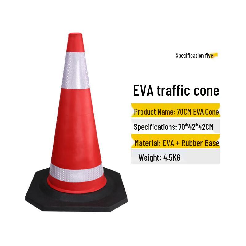 Reflective Rubber EVA Traffic Cone