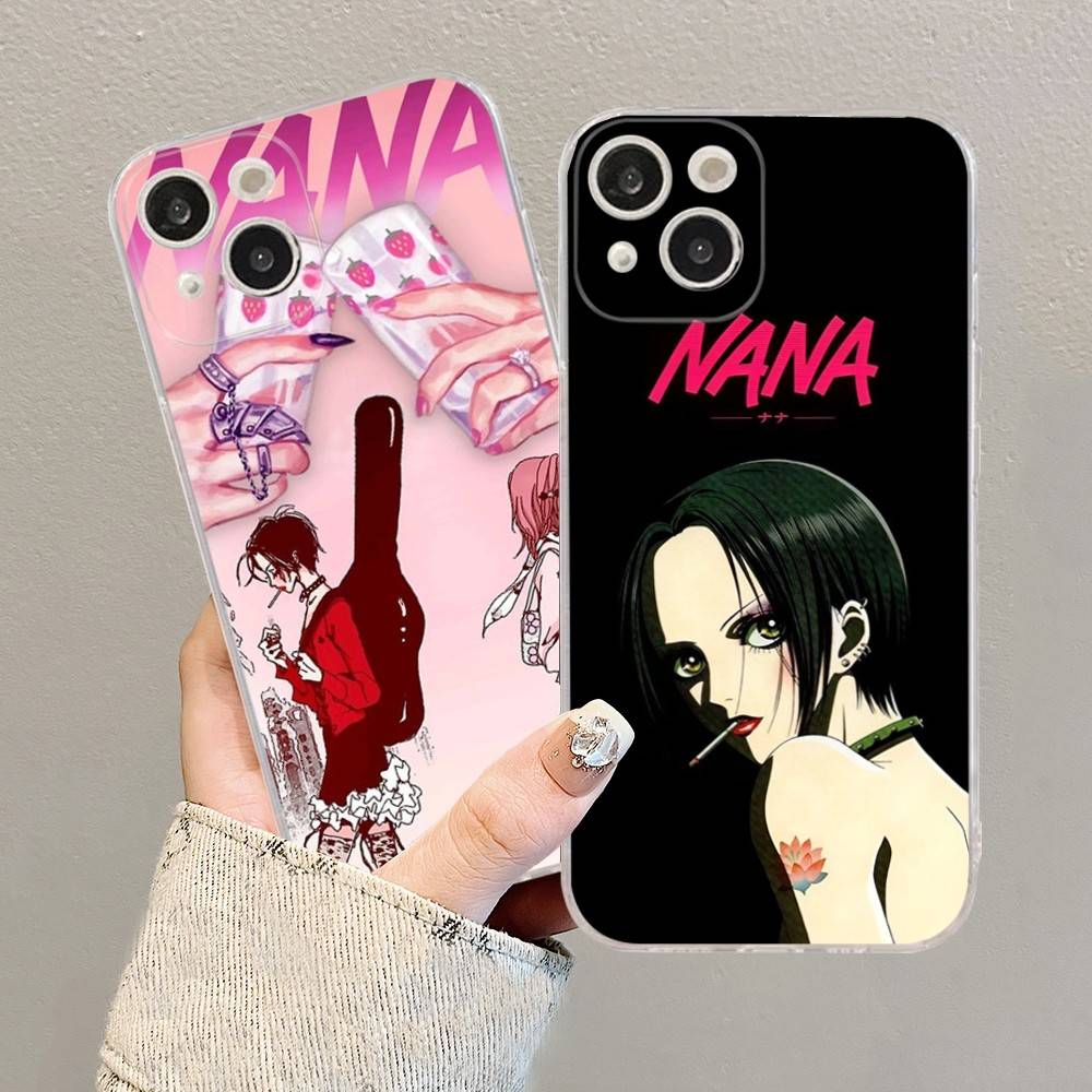 Anime Cool Nana Osaki Phone Case For iPhone 11 13 16 12 17 14 15 Pro Max Plus Soft Clear Back Cover Coque