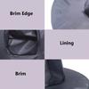 Halloween Witch Hat, Black Oxford Fabric Wizard Hat for Kids Adults, Magician Hat for Costume Party Cosplay Dress Up