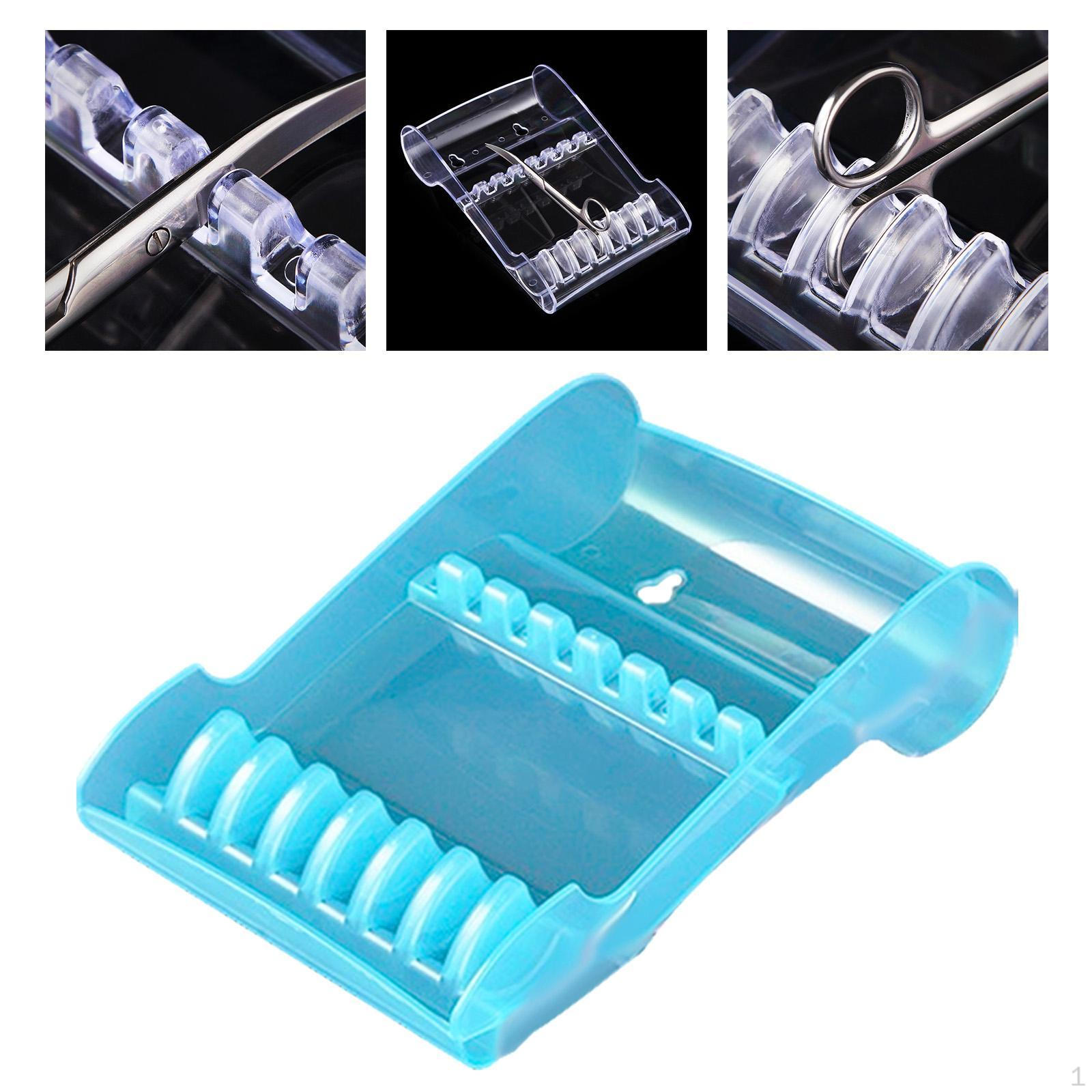 

Органайзер для парикмахерских ножниц, Легкий ящик для хранения ножниц в салоне Clear Blue