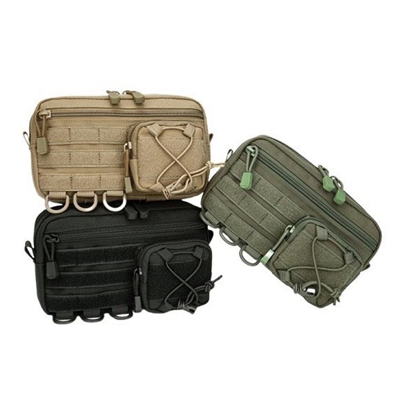 1000D Edc Pouch Molle Organizer Bag Multiple Pockets Utility Pouch Tool Storage Case Phone Holder For Outdoor Fanny Pack
