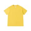 Gram heavy solid color crew neck T-shirt loose men's and women's same group clothes short-sleeved fashion versatile cultural shirt