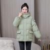 Sports style winter new fashion simple stand-up collar down cotton clothes small short thickened bread clothes