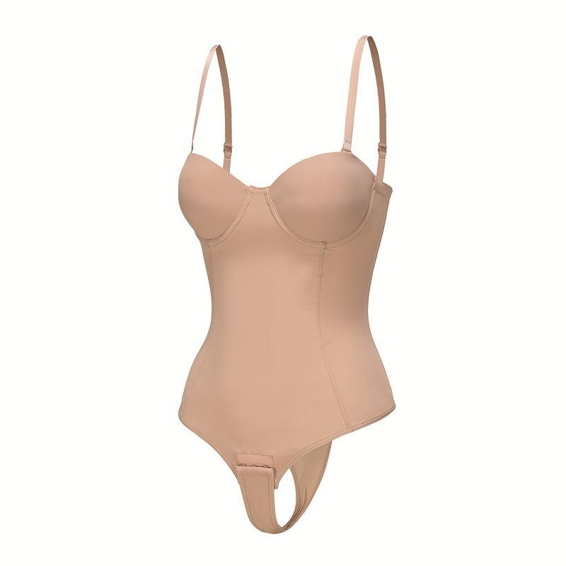 Body Donna Senza Spalline Taglie Forti Controllo Pancia Modellante Per Sotto Vestito