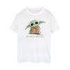 STAR WARS Womens/Ladies The Mandalorian Grogu Snacks Meme Cotton Boyfriend T-Shirt