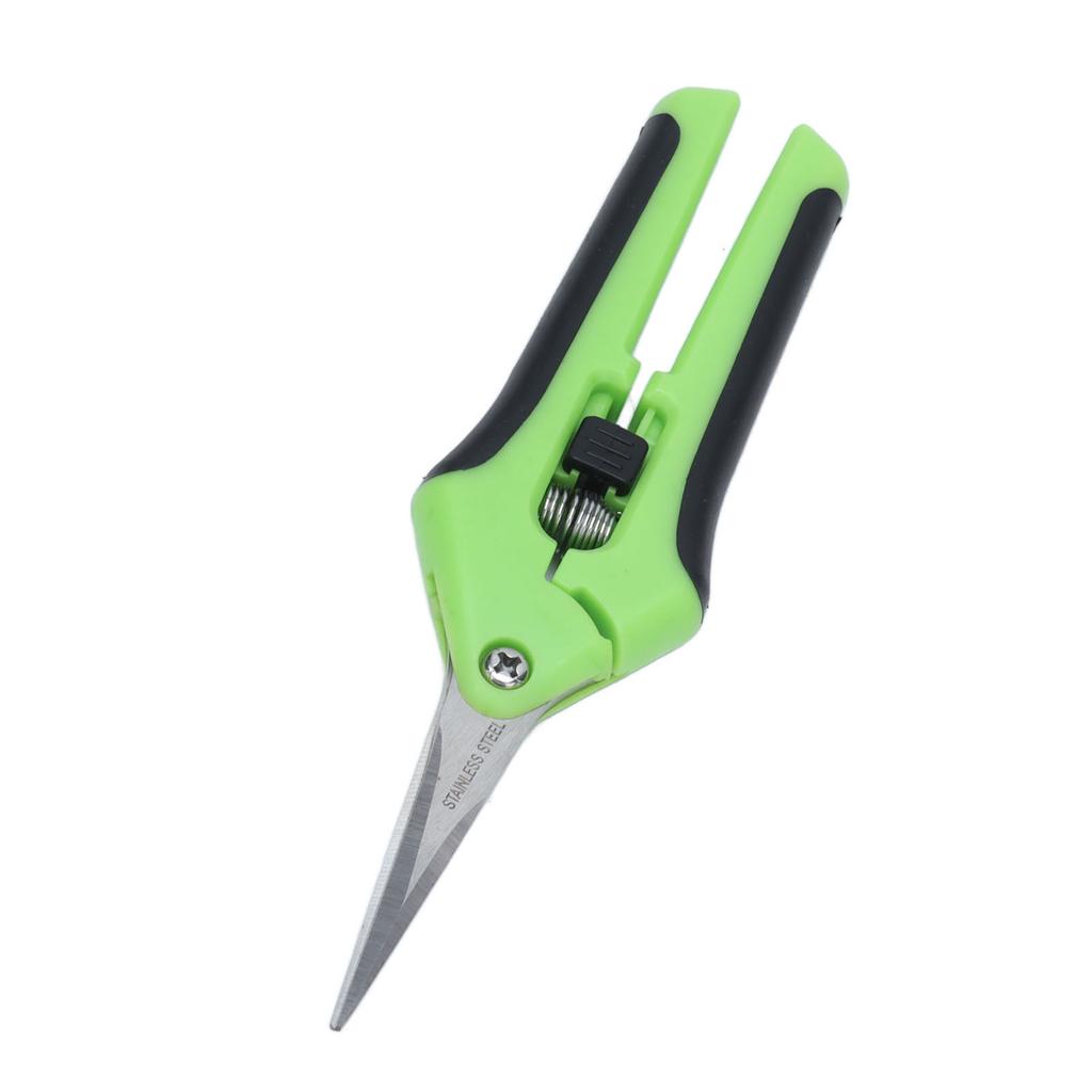 Garden Shrs 6.5in Spring Load Reduce Fatigue Comfortable Grip Safe Secure Garden Scissors
