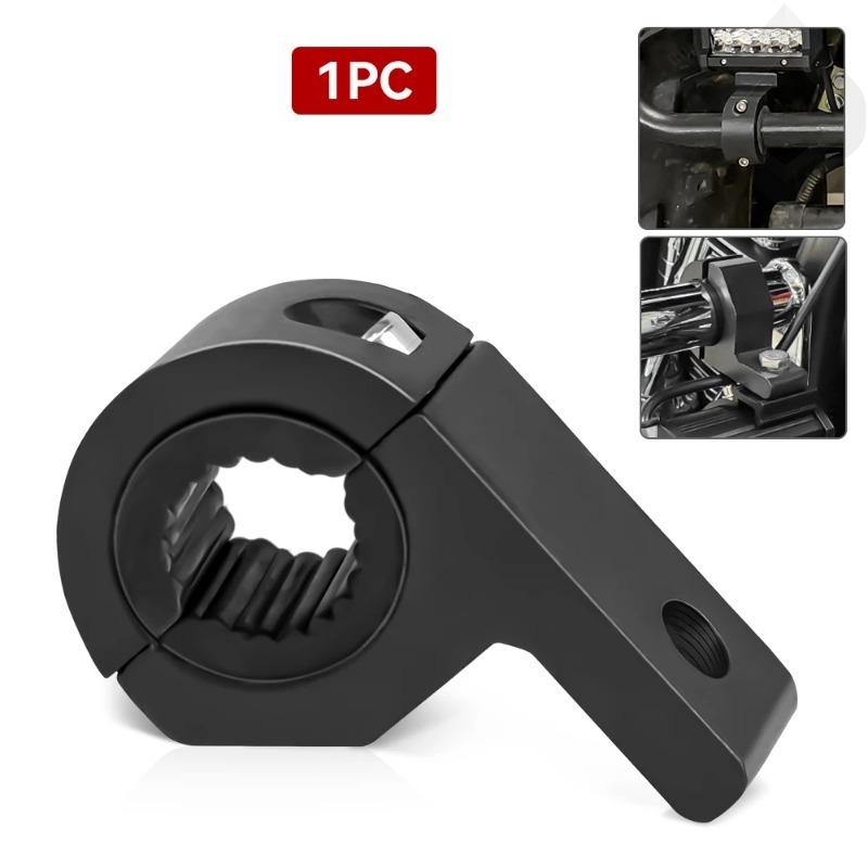 1/2/4pcs Universal Installation Bracket Fog Lamp Spotlight Clip Bracket Motorcycle Spotlight Tube Clip Crash Barrier New 2025