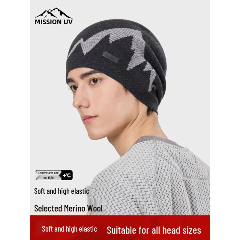 Шапка-бини MISSION из вязаной шерсти