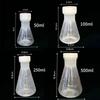 50ml/100ml/250ml/500ml Plastic Erlenmeyer Flask Plastic Graduated Beaker  Lab Use
