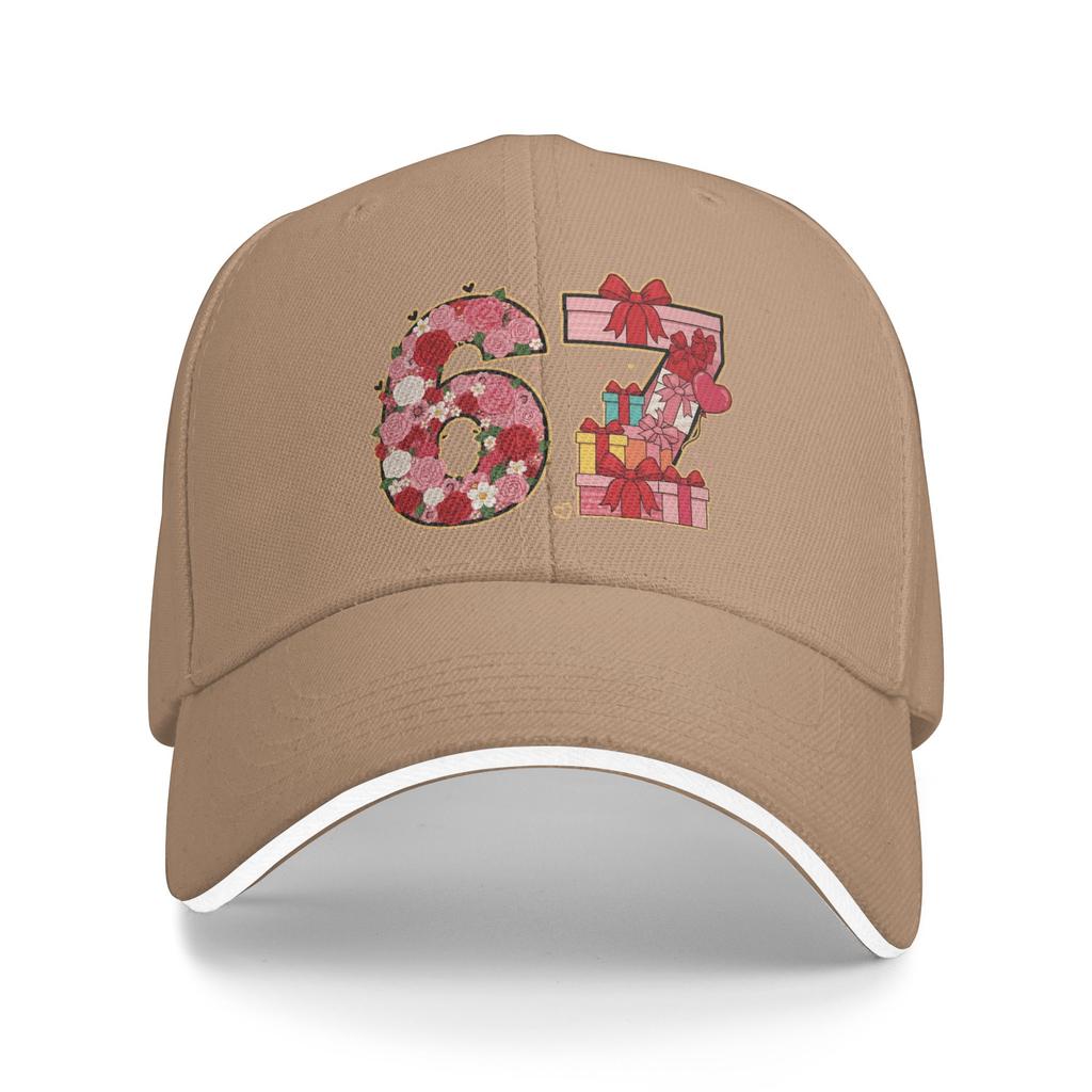 67 Six Seven Meme Mom 67 Meme Sun Baseball Cap  Spring Stylish Hip Hop Hats For Female Male Hiking Fishing Snapback Cap