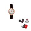 TISSOT Little Beauty Collection Quartz Movement Women's Watch 26mm Silver Dial Leather Strap T126.010.36.013.00