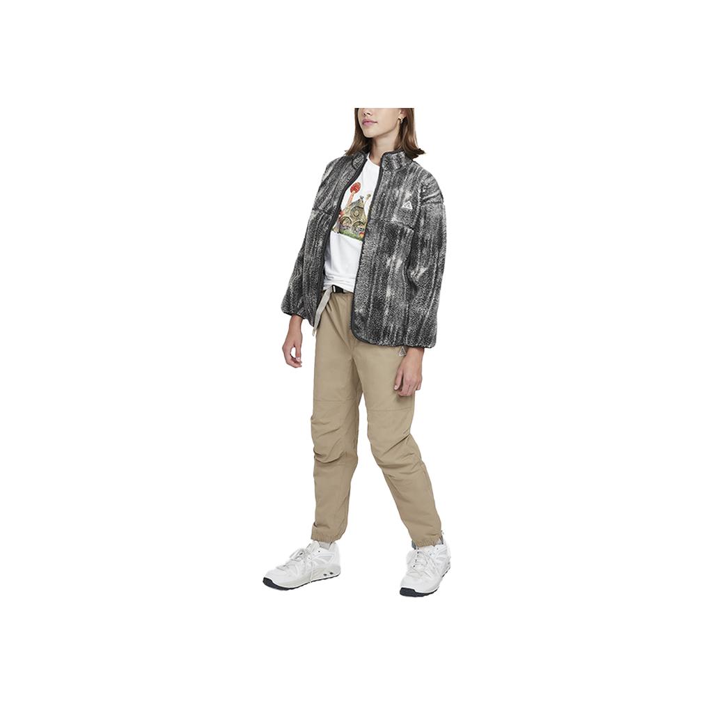 Nike ACG Therma-Fit ADV FW24 Canwell Glacier Moda Confortevole Caldo Ampio Giacca per Bambini Marrone Chiaro Carbone Bianco Summit FZ5410-104