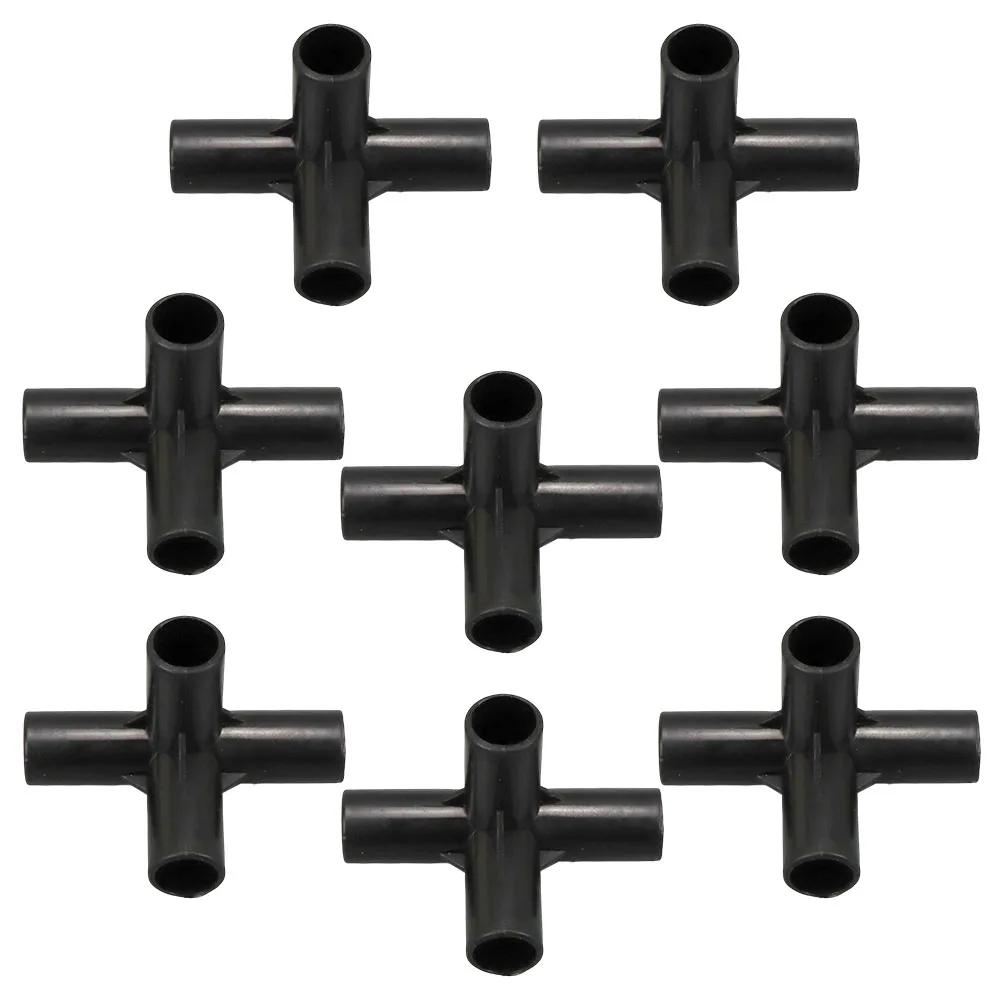 8mm Balck PVC Pipe Fittings PVC Pipe Fittings For Plants Greenhouse Frame Customizable Setups Easy Installation