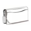 COACH Tabby Leather Messenger Bag, Handbag, Shoulder Bag Small Women's Silver CM501-LHSLV