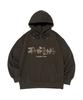 Check Logo Oversized Hoodie (Khaki)