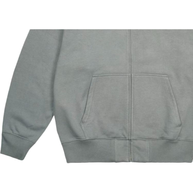 Palace Sofar Zip Hood Slate Unisex Tops Grey P29HD034