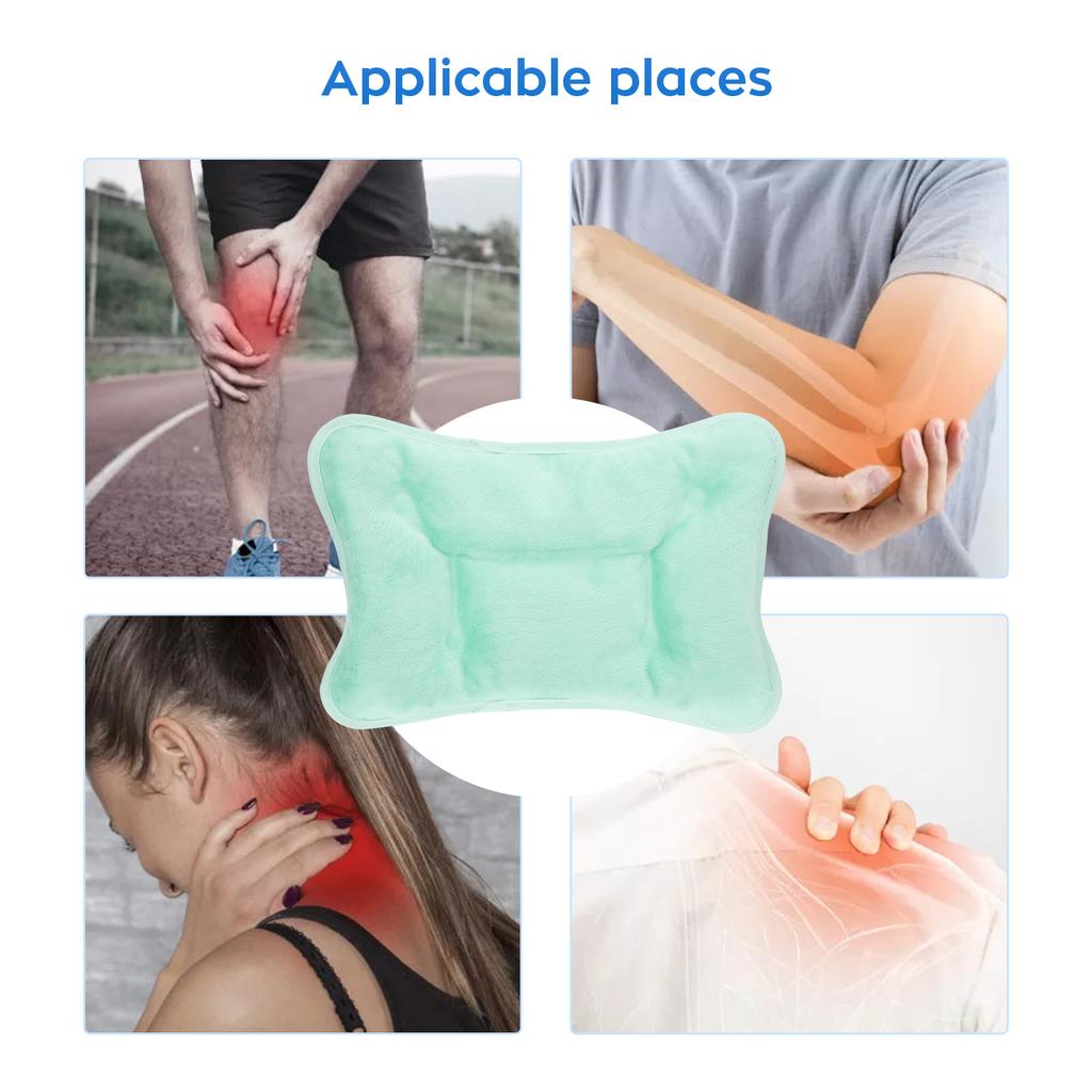 Hot Cold Compress Pack Shoulder Neck Pain Fatigue Relief Soft Gel Body Ice Pack Pillow