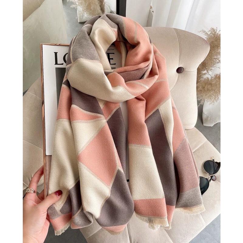 VICTORIA&VERA Autumn/Winter Geometric Pattern Shawl Scarf