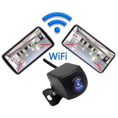Zadní kamera do auta Voděodolná WIFI 170 stupňů WiFi Couvací kamera Palubní kamera HD Noční vidění Mini pro iPhone Android 12V Auta
