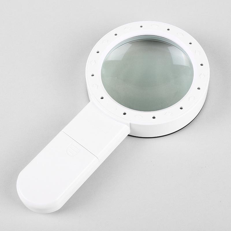 Handheld 30x High-Definition LED Magnifier for Repair and Reading