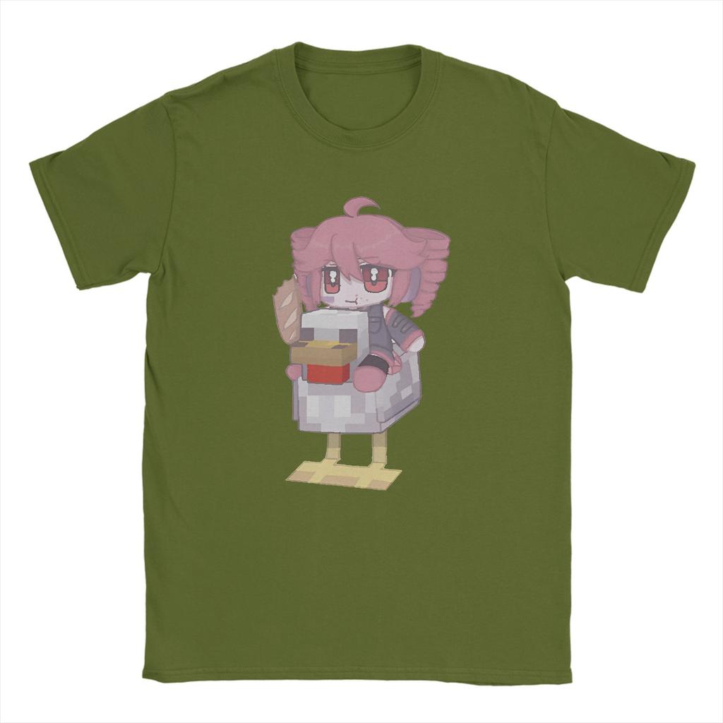 Funny Hip Hop Anime Kasane Teto MANGA T-Shirt Men Round Neck 100% Cotton T Shirts  Short Sleeve Tees Printed Clothes