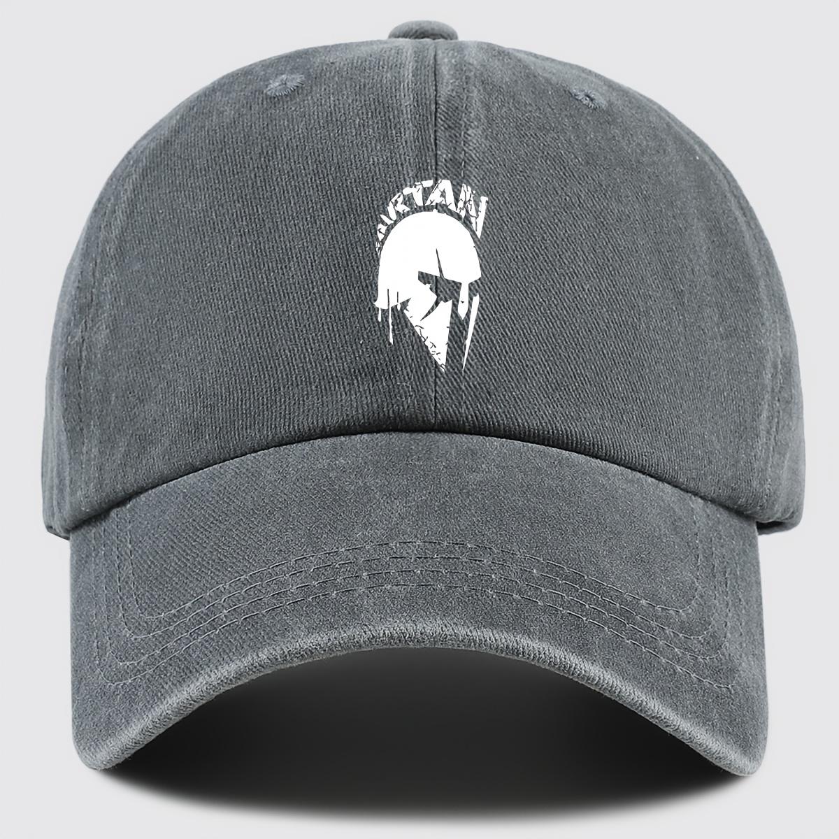 

Adjustable Trucker Dad Hat with Geometric Print сірий