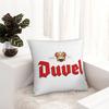 Custom Duvels Logo Pillowcase Polyester Cushion Comfort Throw Pillow Sofa Decorative Cushions Used for Home Bedroom Living Room